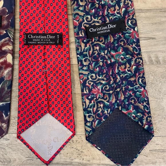 Christian Dior Monsieur Italy 3 Silk Ties - Picture 13 of 14